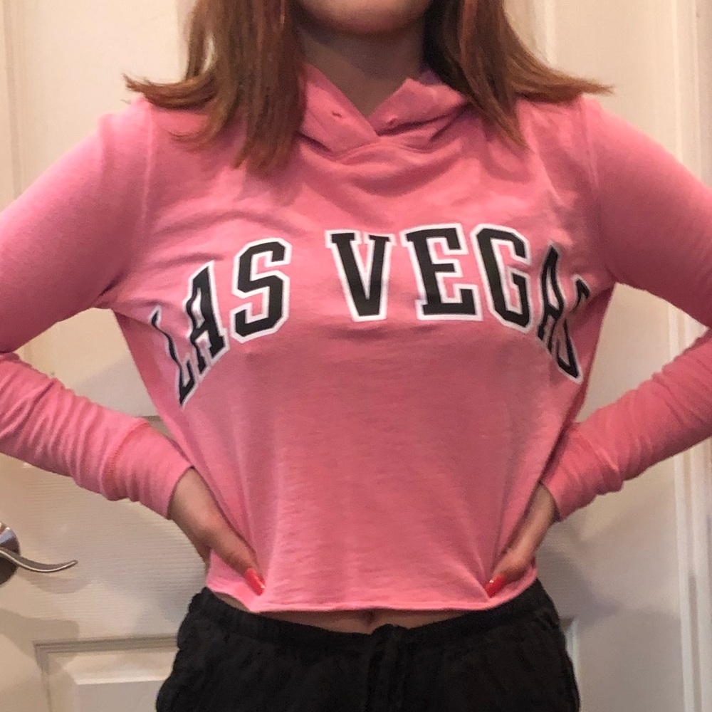 Pink hoodie